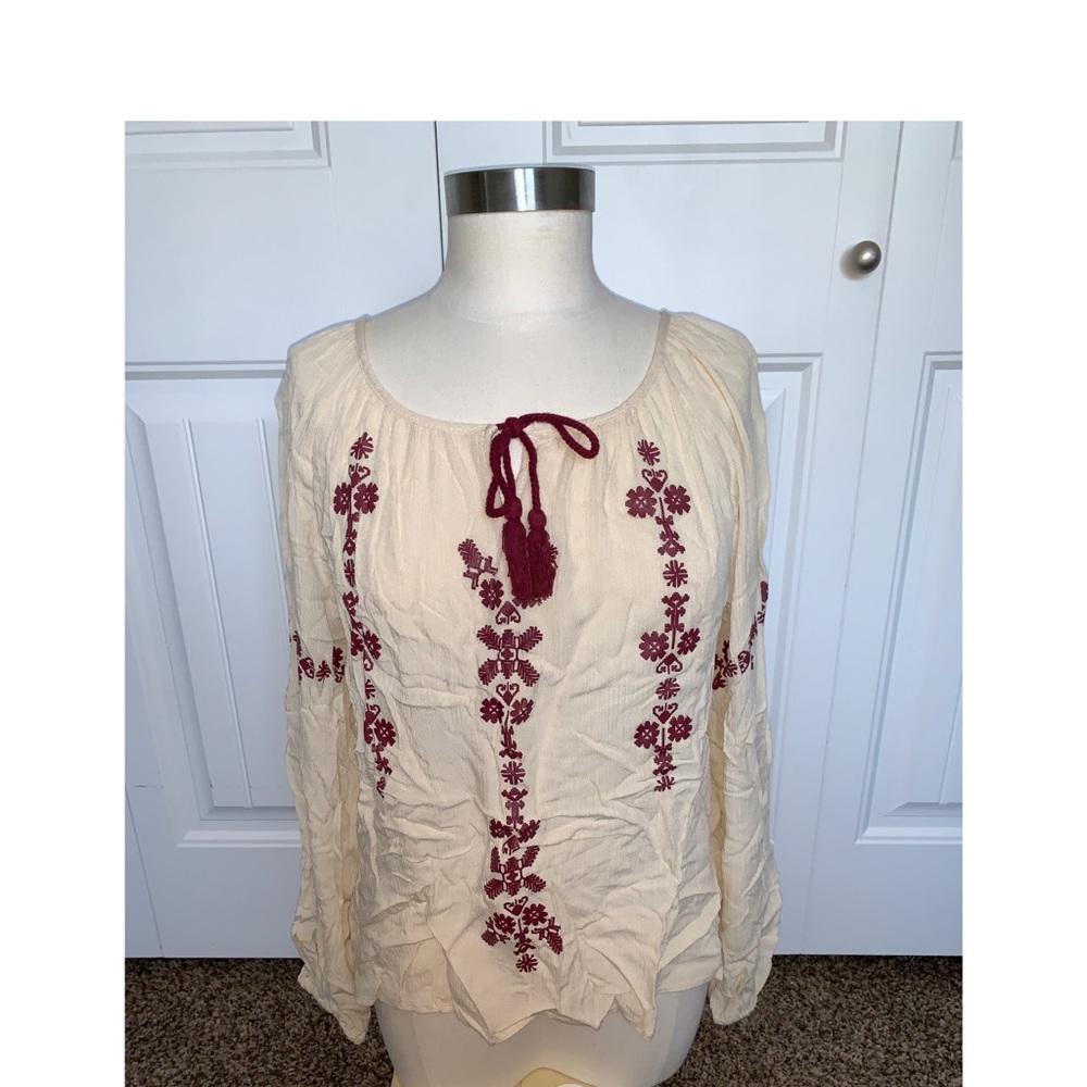 Long sleeve blouse